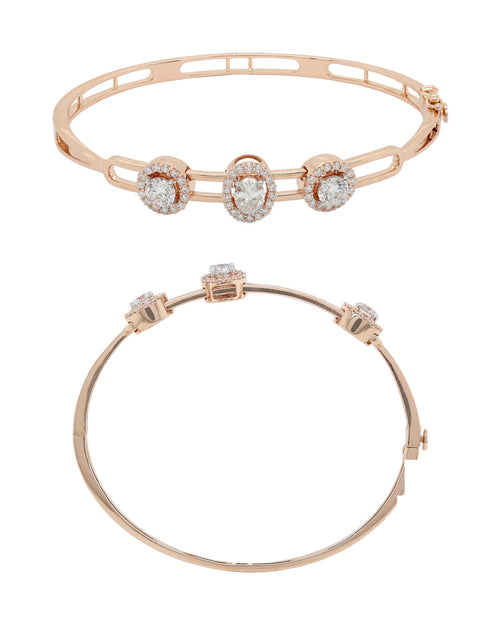 Diamond Bangle in 14KT Yellow Gold, design BR1543H
