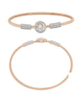 Diamond Bangle in 14KT Rose Gold, design BR1558B