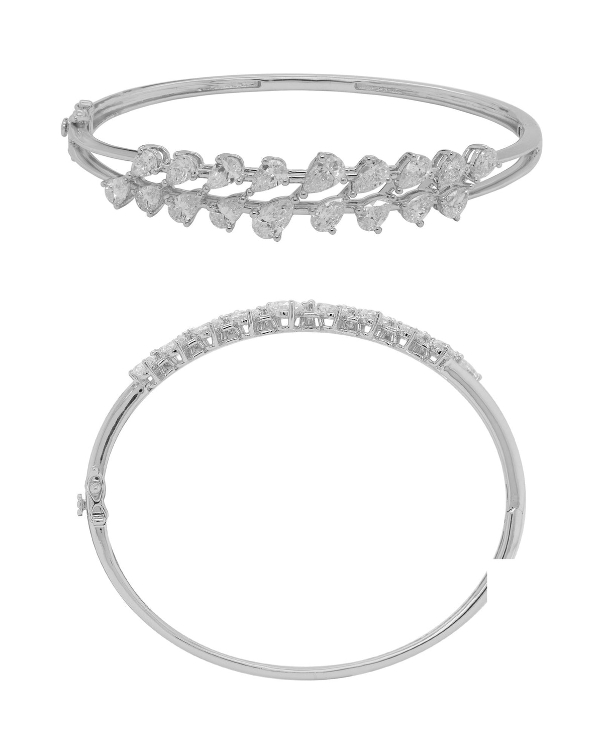 Diamond Bangle in 14KT Rose Gold, design BR2644