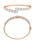 Diamond Bangle in 14KT Rose Gold, design BR2667A