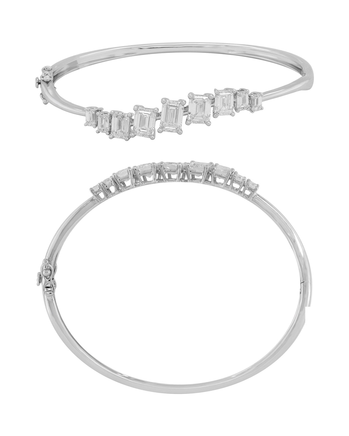 Diamond Bangle in 14KT Rose Gold, design BR2683