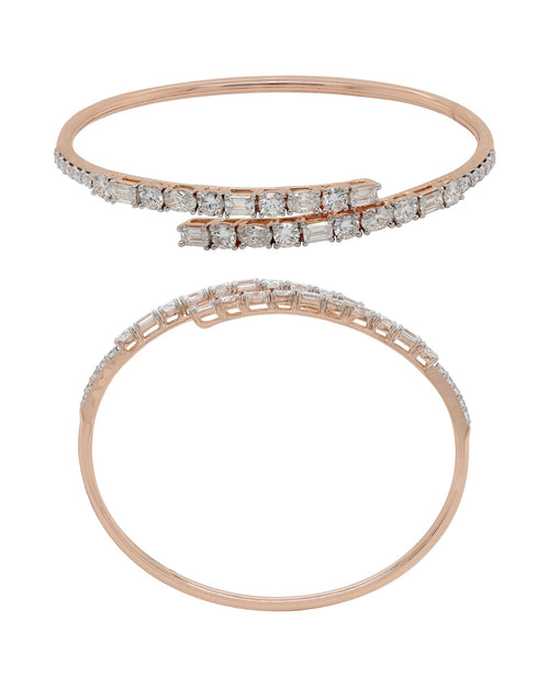 Diamond Bangle in 14KT Yellow Gold, design BR2713A