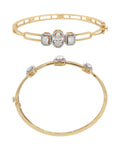 Diamond Bangle in 14KT Yellow Gold, design BR2717
