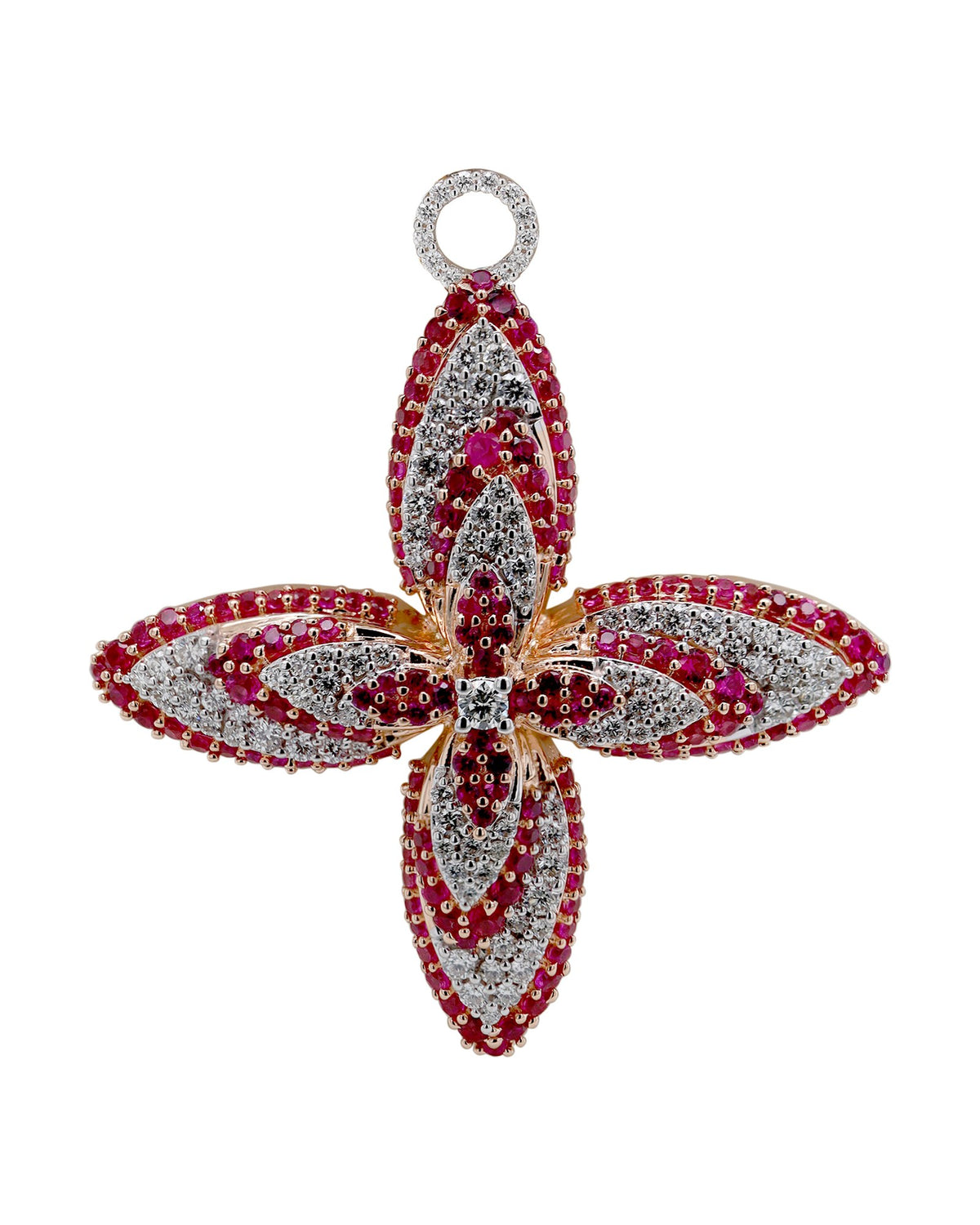 Diamond Pendant in 14KT Rose Gold, design PS0010PD