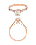Diamond Ring in 14KT Rose Gold, design LR0146