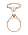 Diamond Ring in 14KT Rose Gold, design LR0146A