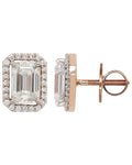 Diamond Earrings in 14KT Rose Gold, design PS0013ER