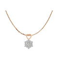 Diamond Necklace in 14KT Rose Gold, design PS0015PD