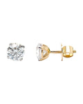 Solitaire Studs in 18KT Yellow Gold, design ER9260C