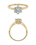 Solitaire Ring in 18KT Yellow Gold, design RG9286A