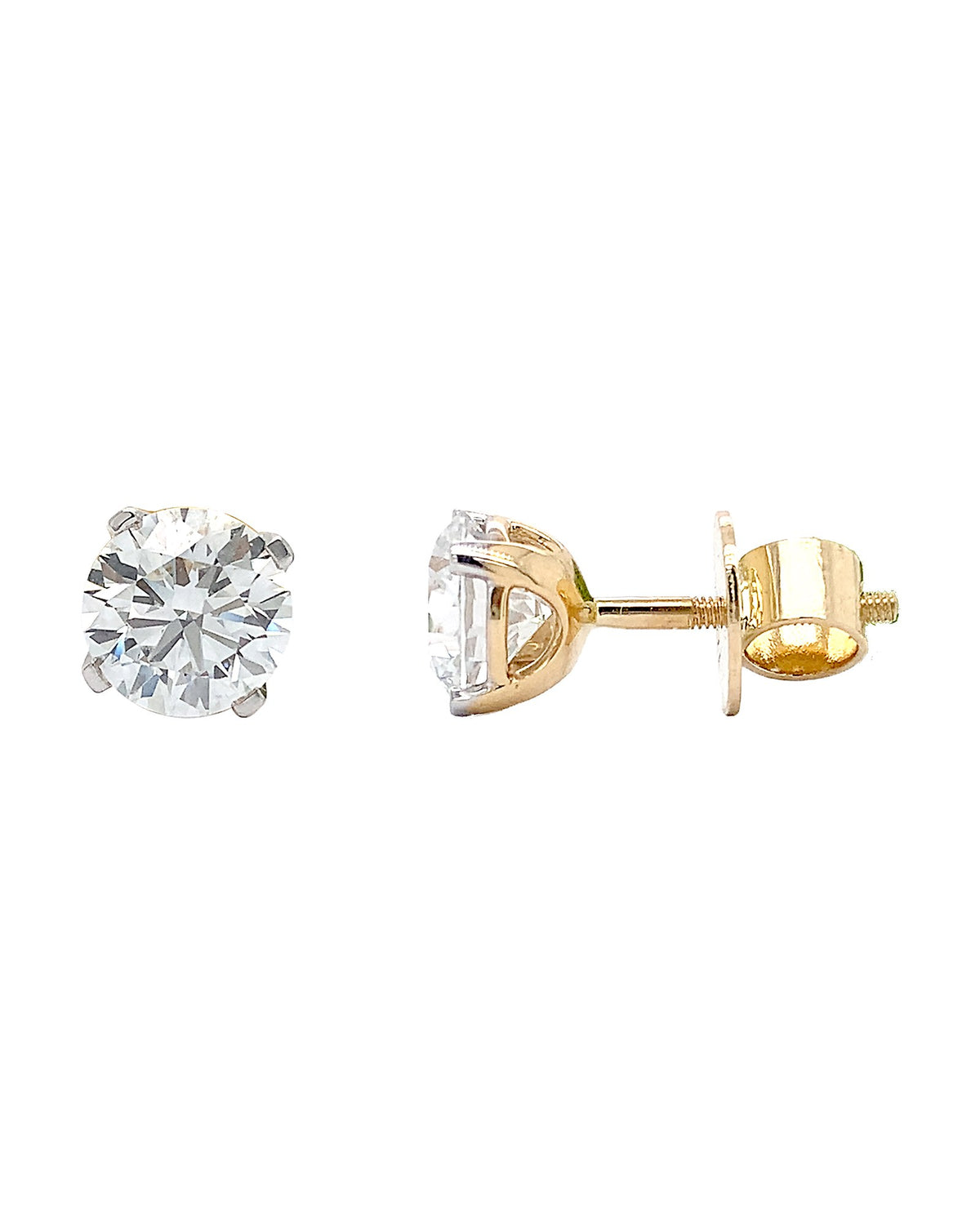Solitaire Studs in 18KT Rose Gold, design ER9260C