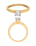 Solitaire Ring in 18KT Rose Gold, design RG8140D