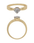 Solitaire Ring in 18KT Rose Gold, design RG9717