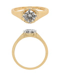 Solitaire Ring in 18KT Rose Gold, design RG9701