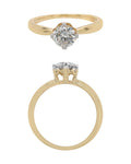 Solitaire Ring in 18KT White Gold, design RG9706
