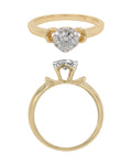 Solitaire Ring in 18KT Yellow Gold, design RG9678