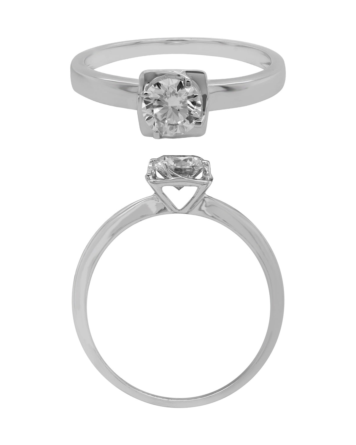 Solitaire Ring in 18KT Yellow Gold, design RG9693