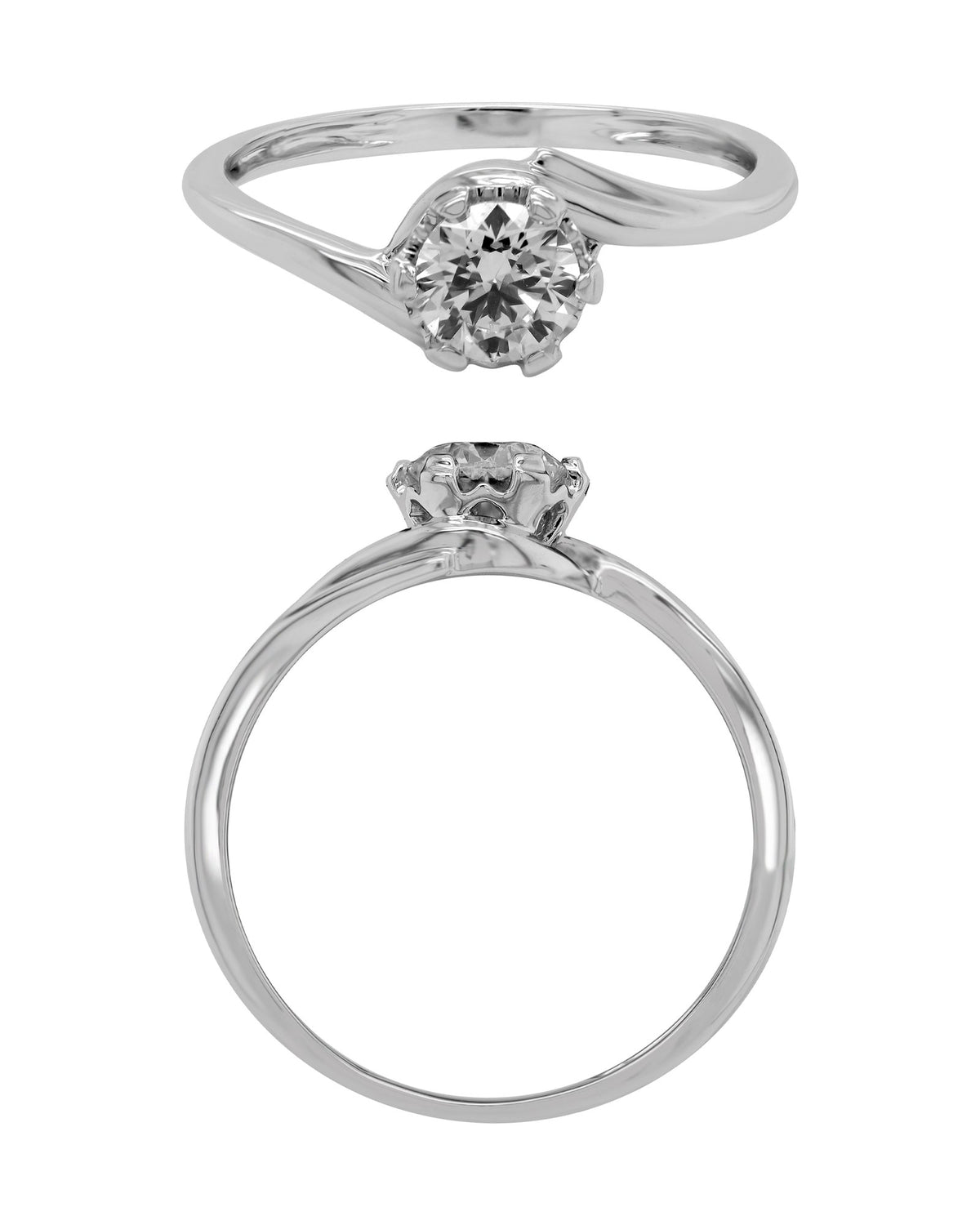 Solitaire Ring in 18KT Yellow Gold, design RG9712