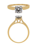 Solitaire Ring in 18KT Yellow Gold, design RG9674