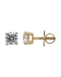 Solitaire Studs in 18KT Yellow Gold, design ER5610P