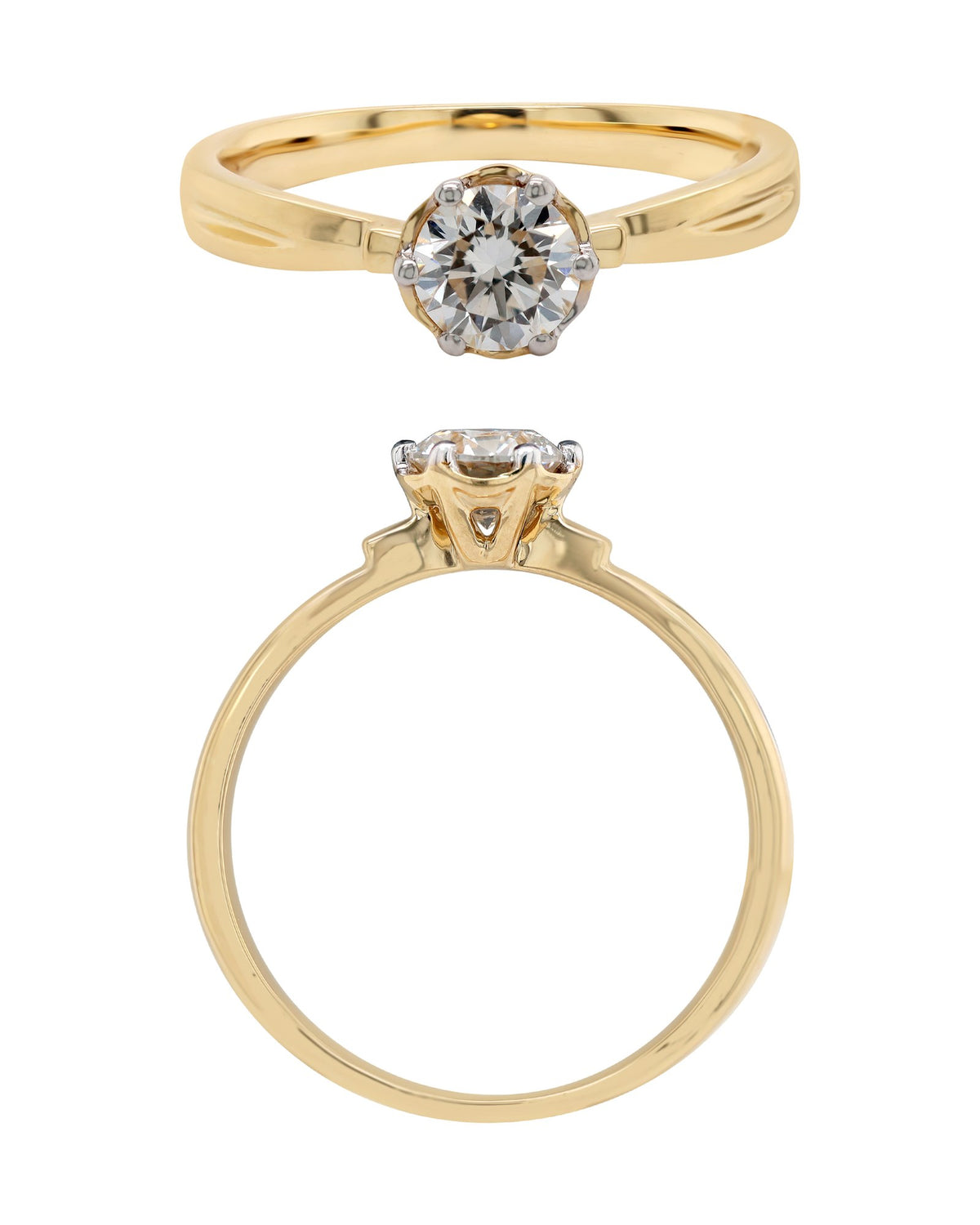 Solitaire Ring in 18KT White Gold, design RG9724