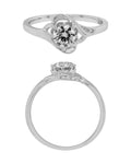 Solitaire Ring in 18KT Yellow Gold, design RG9705