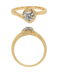 Solitaire Ring in 18KT Yellow Gold, design RG9711