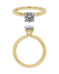 Solitaire Ring in 14KT Rose Gold, design RG9756