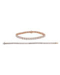 Tennis Bracelet in 14KT Rose Gold, design BR2744A