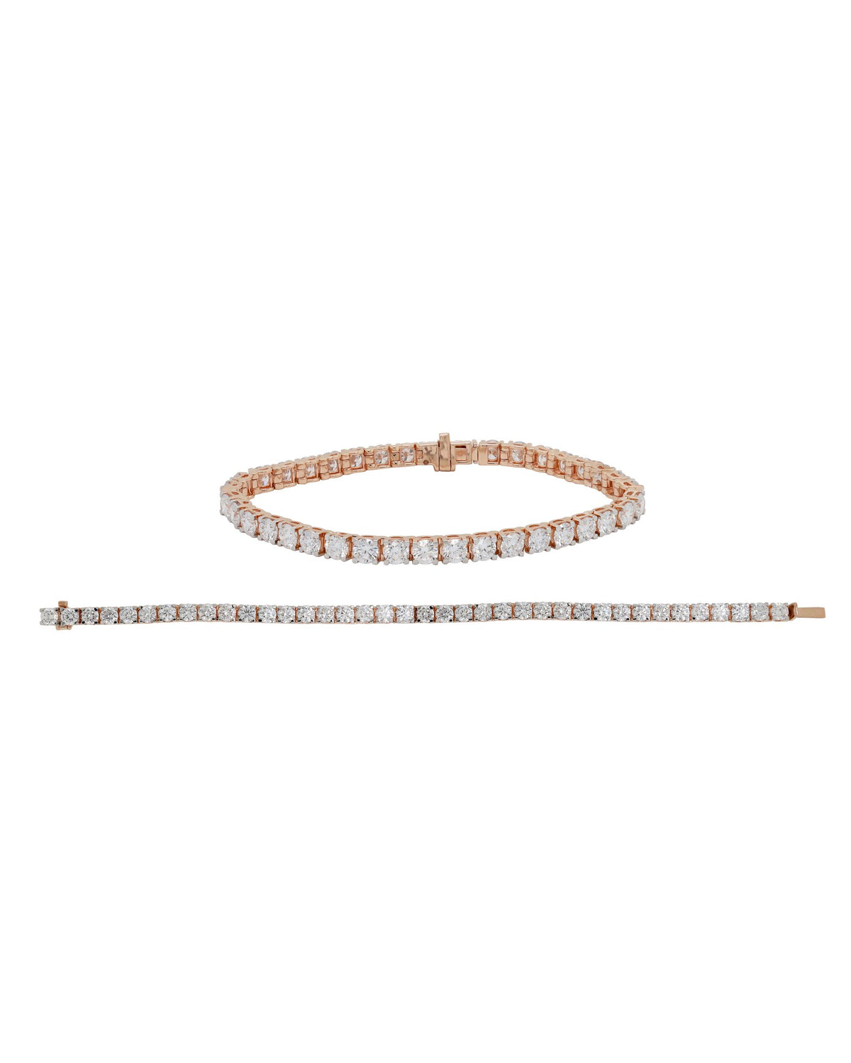Tennis Bracelet in 14KT Rose Gold, design BR2744A