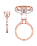 Diamond Ring in 14KT White Gold, design RG9832