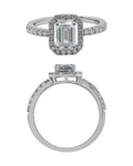 Diamond Ring in 14KT White Gold, design RG9836