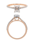 Diamond Ring in 14KT Rose Gold, design RG9839