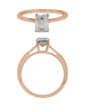 Solitaire Ring in 14KT Rose Gold, design RG9842