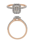 Diamond Ring in 14KT Rose Gold, design RG9843