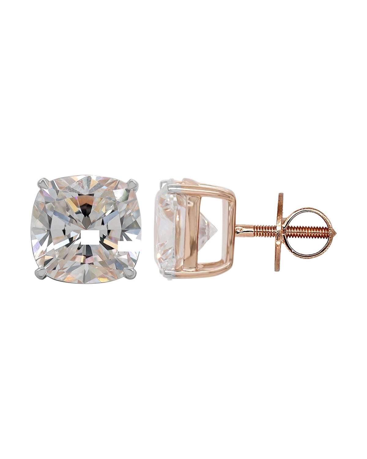 Solitaire Studs in 14KT Rose Gold, design ER10450