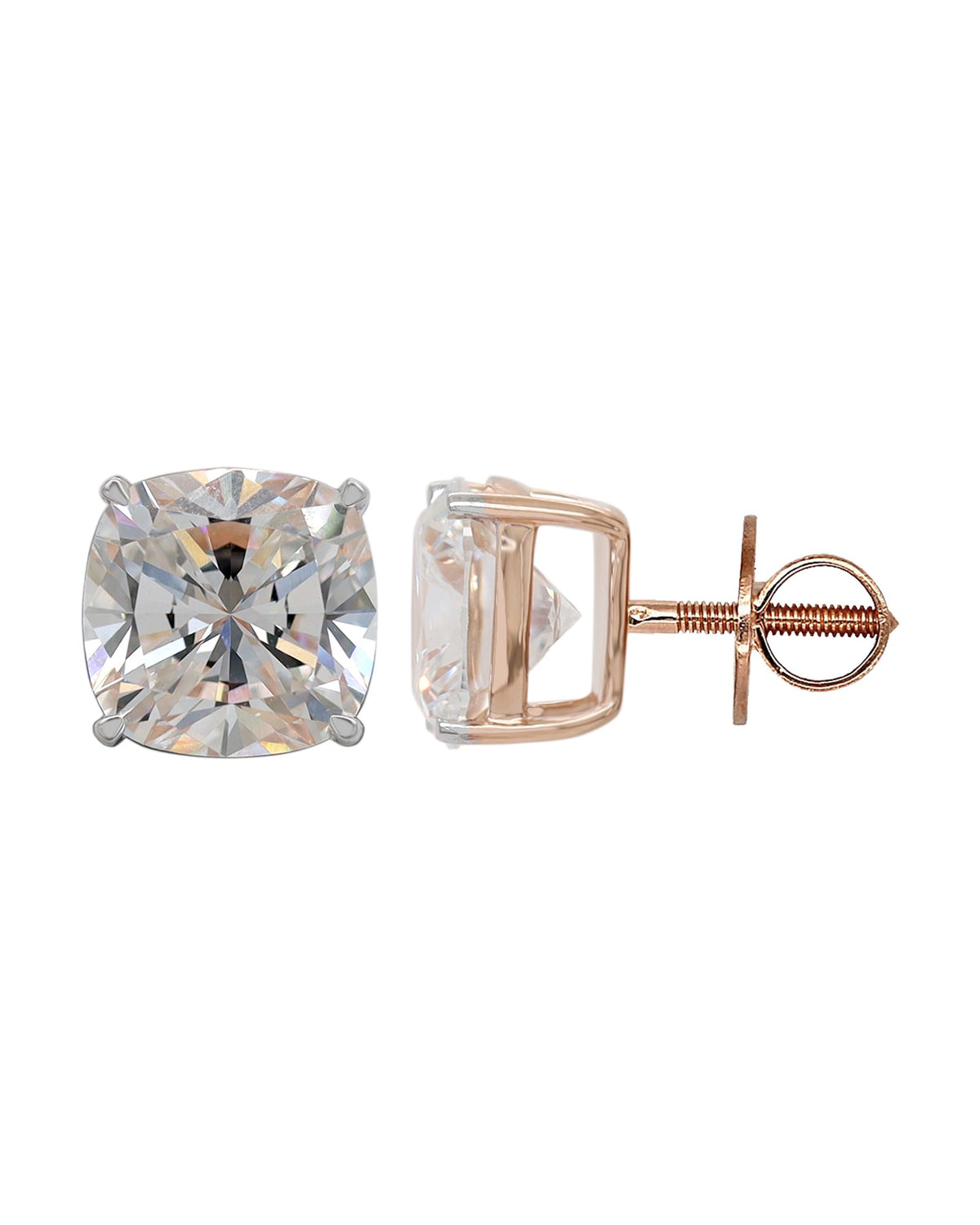 Solitaire Studs in 14KT Rose Gold, design ER10449