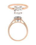 Solitaire Ring in 14KT Rose Gold, design RG9883