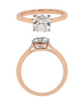 Solitaire Ring in 14KT Rose Gold, design RG9884