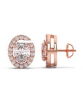 Diamond Earrings in 14KT Yellow Gold, design ER10454