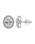 Diamond Earrings in 14KT Rose Gold, design ER10455