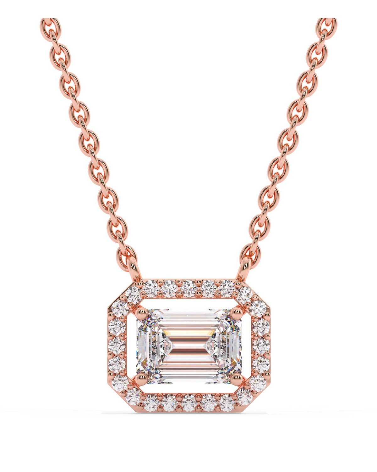 Diamond Mangalsutra in 14KT Rose Gold, design TN2312