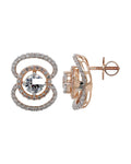 Diamond Earrings in 18KT Rose Gold, design ER8730A