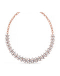 Diamond Necklace in 14KT Rose Gold, design NL1719